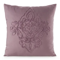 Kép 1/3 - mira1-parnahuzat-diszes-ratettel-ibolyalila-45-x-45-cm