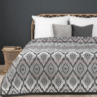 Kép 1/3 - puha-pamut-akril-takaro-boho-stilusu-mintaval-feher-150-x-200-cm