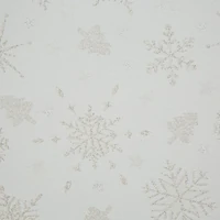 Kép 3/3 - karacsonyi-asztalterito-jacquard-anyagbol-hopehely-motivummal-pezsgo-85-x-85-cm-kozeli-minta