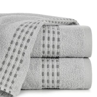 Kép 1/4 - riva-jacquard-torolkozo-ezust-30-x-50-cm-hs419981