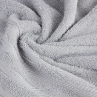 Kép 4/6 - vito-pamut-torolkozo-jacquard-csikokkal-ezust-50-x-90-cm-gyurt-anyag