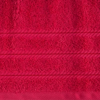 Kép 3/6 - vito-pamut-torolkozo-jacquard-csikokkal-magenta-70-x-140-cm-kozeli-anyag