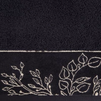 Kép 3/5 - victoria7-jacquard-torolkozo-fekete-70-x-140-cm-kozeli-minta
