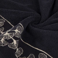 Kép 3/5 - victoria10-jacquard-torolkozo-fekete-70-x-140-cm-gyurt-anyag