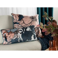 Kép 4/5 - emma-mintas-barsony-parnahuzat-kremszin-kek-narancssarga-60-x-60-cm-hangulatkep