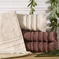 Kép 5/5 - mirena-rojtos-pamut-torolkozo-barna-50-x-90-cm-hangulatkep