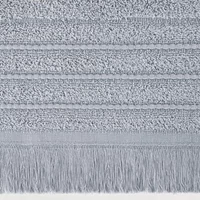 Kép 3/5 - mirena-rojtos-pamut-torolkozo-acelszurke-50-x-90-cm-kozeli-anyag