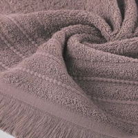 Kép 4/5 - mirena-rojtos-pamut-torolkozo-barna-50-x-90-cm-gyurt-anyag