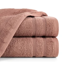 Kép 1/5 - aline-pamut-torolkozo-csikos-szegellyel-teglavoros-30-x-50-cm