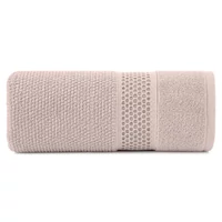 Kép 4/4 - danny-rizs-szerkezetu-pamut-torolkozo-pasztell-rozsaszin-30-x-50-cm-osszehajtva