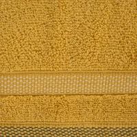 Kép 2/6 - riki-csikos-pamut-torolkozo-mustarsarga-50-x-90-cm-kozeli-anyag
