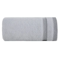 Kép 1/5 - riki-csikos-pamut-torolkozo-ezust-50-x-90-cm