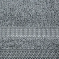 Kép 3/5 - riki-csikos-pamut-torolkozo-acelszurke-50-x-90-cm-kozeli-anyag