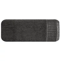 Kép 4/5 - luna-lurex-torolkozo-fekete-70-x-140-cm-osszehajtva