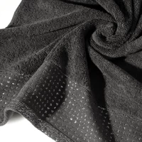 Kép 3/5 - luna-lurex-torolkozo-fekete-70-x-140-cm-gyurt-anyag