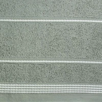 Kép 3/4 - Mira csíkos törölköző Szürke 50x90 cm 6db 2