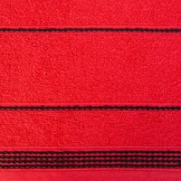 Kép 3/4 - Mira csíkos törölköző Piros 30x50 cm 6db 2