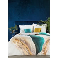 Kép 3/6 - valery-eva-minge-mako-szaten-agynemuhuzat-feher-zold-arany-220x200-cm-70x90-cm-2db-hangulatkep-2