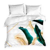 Kép 2/6 - valery-eva-minge-mako-szaten-agynemuhuzat-feher-zold-arany-220x200-cm-70x90-cm-2db-felul-nezet