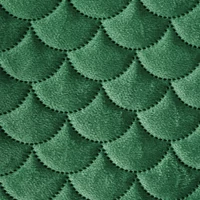 Kép 3/4 - ariel-barsony-agytakaro-sotetzold-230-x-260-cm-kozeli-minta