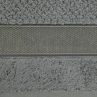 Kép 2/5 - milan2-lurex-torolkozo-acelszurke-30-x-50-cm-kozeli-anyag