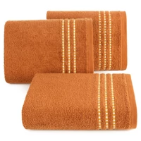 Kép 1/4 - fiore-csikos-torolkozo-narancssarga-70-x-140-cm-3db-hs381706