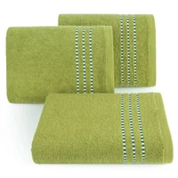 Kép 1/4 - fiore-csikos-torolkozo-olivazold-70-x-140-cm-3db-hs381715
