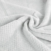 Kép 3/4 - ibiza-velur-torolkozo-ezust-70-x-140-cm-gyurt-anyag