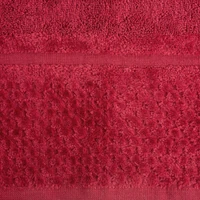 Kép 3/6 - ibiza-velur-torolkozo-piros-30-x-50-cm-kozeli-anyag