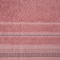 Kép 3/4 - Pola csíkos törölköző Pasztell rózsaszín 50x90 cm 6db 2