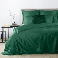 Kép 1/4 - nova3-pamut-szaten-agynemuhuzat-palackzold-140-x-200-cm-70-x-80-cm-1db-hs383385