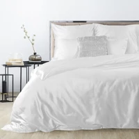 Kép 1/4 - dina-egyszinu-pamut-szaten-agynemuhuzat-feher-140-x-200-cm-70-x-80-cm-1db-hs383475