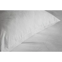 Kép 2/4 - Damaszt 01 pamut ágyneműhuzat Fehér 140x200 cm - 70x90 cm 1db 1