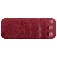 Kép 2/4 - pola-csikos-torolkozo-bordo-70-x-140-cm-3db-hs386649 1