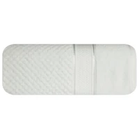 Kép 4/7 - jessi-velur-torolkozo-feher-30-x-50-cm-osszehajtva