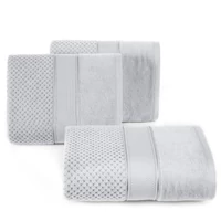 Kép 1/5 - jessi-velur-torolkozo-ezust-70-x-140-cm-3db-hs386737