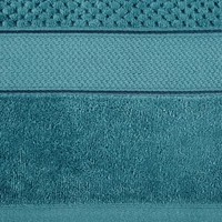 Kép 2/5 - jessi-velur-torolkozo-turkiz-70-x-140-cm-kozeli-anyag