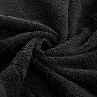Kép 4/5 - damla-velur-torolkozo-fekete-70-x-140-cm-3db-hs387219 3