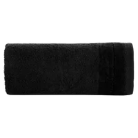 Kép 2/4 - damla-velur-torolkozo-fekete-50-x-90-cm-osszehajtva