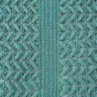 Kép 3/8 - szott-akril-takaro-rojtokkal-sotet-menta-130-x-170-cm-kozeli-anyag