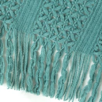 Kép 5/8 - szott-akril-takaro-rojtokkal-sotet-menta-130-x-170-cm-kozeli-rojt
