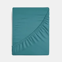 Kép 6/8 - nova3-pamut-szaten-gumis-lepedo-turkiz-220-x-200-cm-30-cm-hs398839-osszehajtva