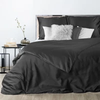 Kép 1/3 - delia-pamut-szaten-agynemuhuzat-fekete-220-x-200-cm-70-x-80-cm-2db-hs400146