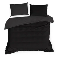 Kép 2/3 - delia-pamut-szaten-agynemuhuzat-fekete-220-x-200-cm-70-x-80-cm-2db-hs400146 1