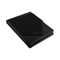 Kép 3/3 - delia-pamut-szaten-agynemuhuzat-fekete-220-x-200-cm-70-x-80-cm-2db-hs400146 2