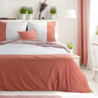 Kép 1/4 - novad-nova-agynemuhuzat-feher-teglavoros-220-x-200-cm-70-x-80-cm-2db-hs402865