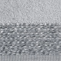 Kép 2/4 - lugo-bambusz-jacquard-torolkozo-ezust-50-x-90-cm-kozeli-minta