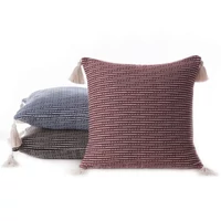 Kép 2/4 - boho6-rojtos-parnahuzat-burgundi-voros-45-x-45-cm-kollekcio