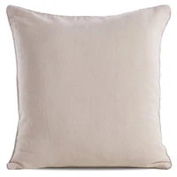 Kép 1/5 - len-egyszinu-parnahuzat-dekorativ-koves-szegellyel-kremszin-43-x-43-cm-hs415479