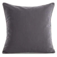 Kép 1/5 - len-egyszinu-parnahuzat-dekorativ-koves-szegellyel-acelszurke-43-x-43-cm-hs415480